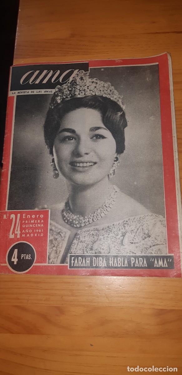 Coleccionismo de revistas y peri&oacute;dicos: 24 REVISTAS AMA DEL N&ordm;.24 AL 47 CORRESPONDIENTE AL A&Ntilde;O 1.961 DE ENERO A DICIEMBRE
