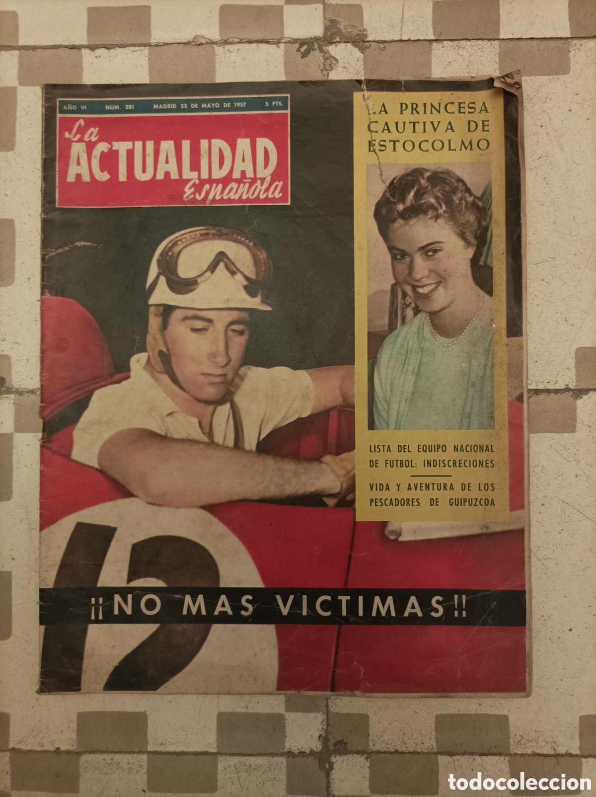 Coleccionismo de revistas y peri&oacute;dicos: LA ACTUALIDAD ESPA&Ntilde;OLA N&deg; 281
