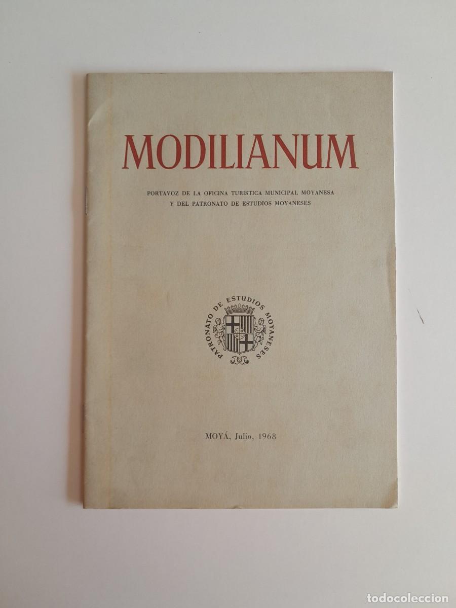Coleccionismo de revistas y peri&oacute;dicos: MODILIANUM. PORTAVOZ DE LA OFICINA TUR&Iacute;STICA MUNICIPAL MOYANESA - A&Ntilde;O 9 (MOI&Agrave;, JULIO 1968)