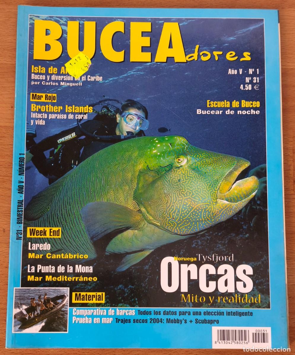 Coleccionismo de revistas y peri&oacute;dicos: Revista Buceadores - Orcas mito y realidad - N&ordm;31