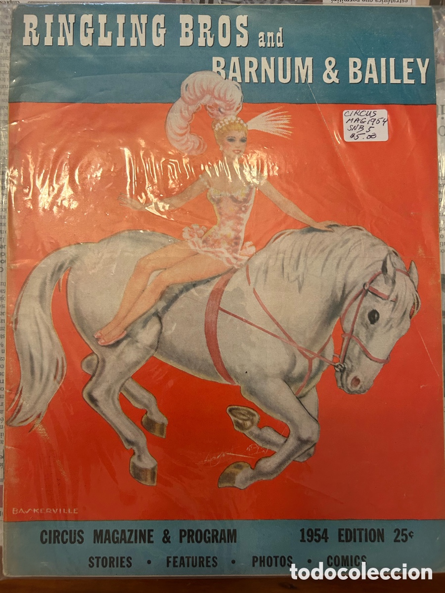Coleccionismo de revistas y peri&oacute;dicos: Ringling Bros and Barnum & Bailey. Edici&oacute;n 1954