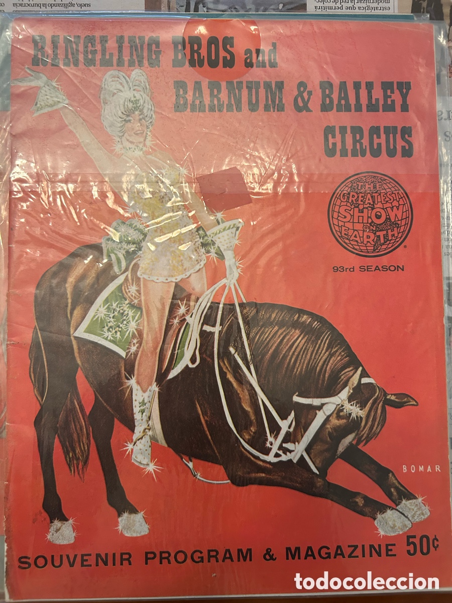 Coleccionismo de revistas y peri&oacute;dicos: Ringling Bros and Barnum & Bailey. Edici&oacute;n 1963