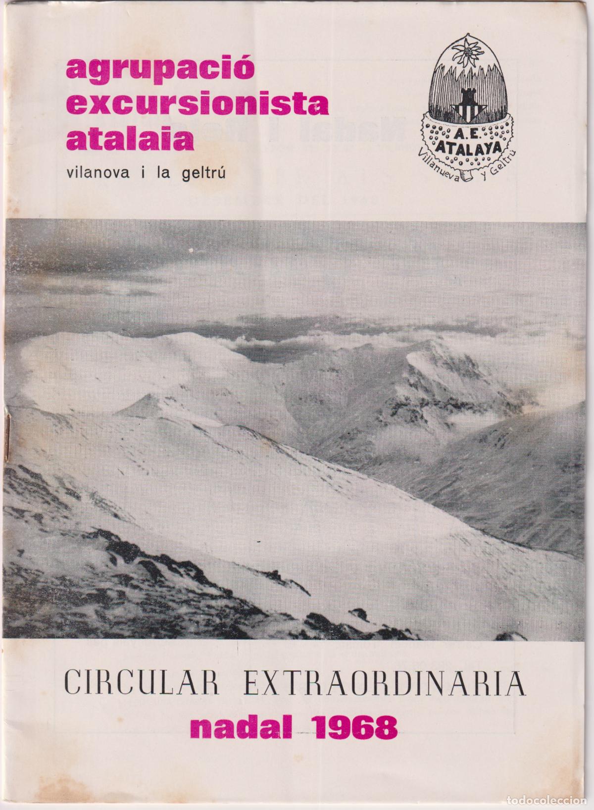 Colecionismo de Revistas e Jornais: CIRCULAR EXTRAORDINARIA &ndash; NADAL 1968 &ndash; AGRUPACI&Oacute; EXCURSIONISTA ATALAIA &ndash; VILANOVA I LA GELTRU