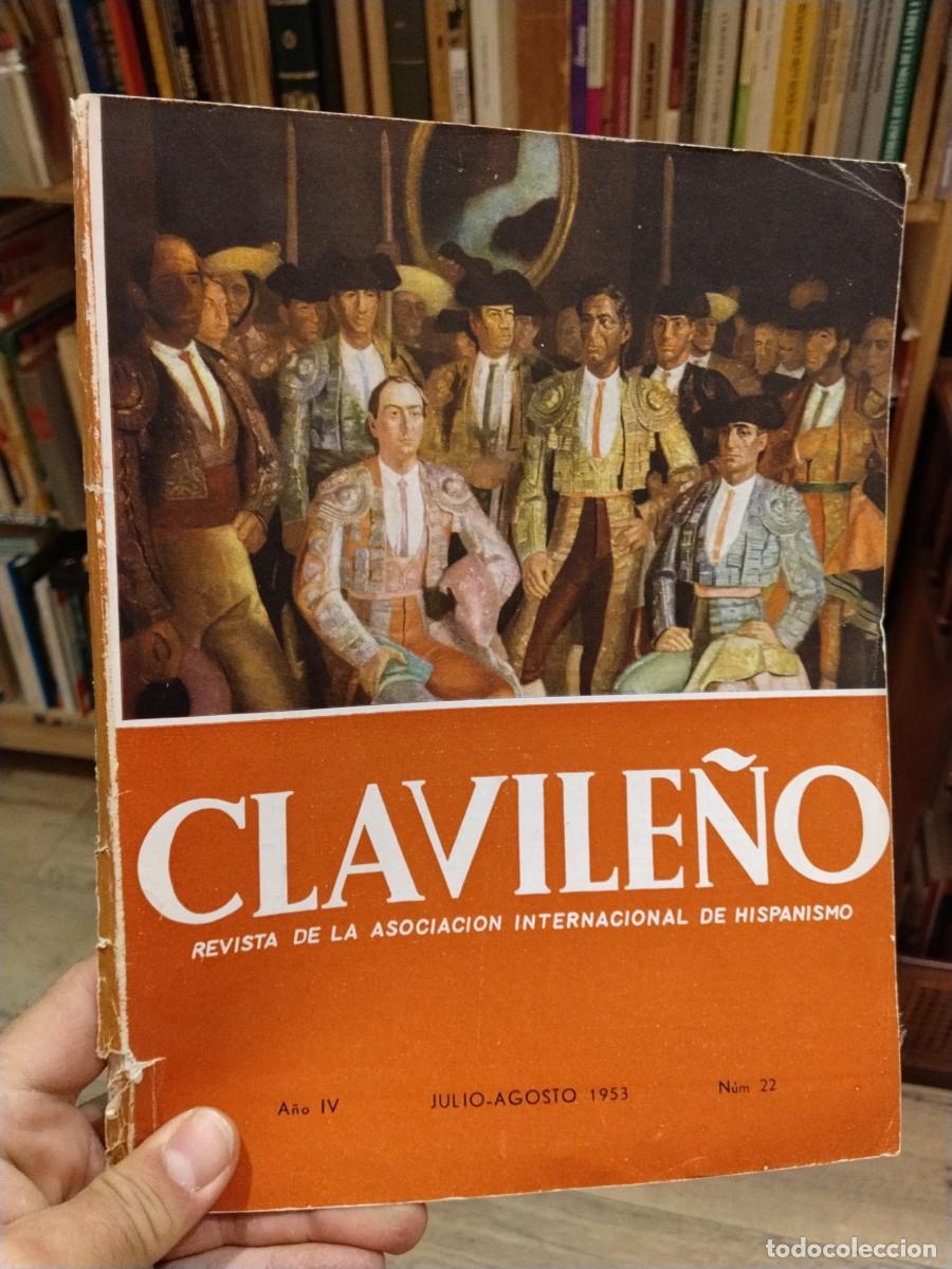 Colecionismo de Revistas e Jornais: CLAVILE&Ntilde;O. Revista de la asociaci&oacute;n internacional de Hispanismo. N. 22. Julio- agosto 1953
