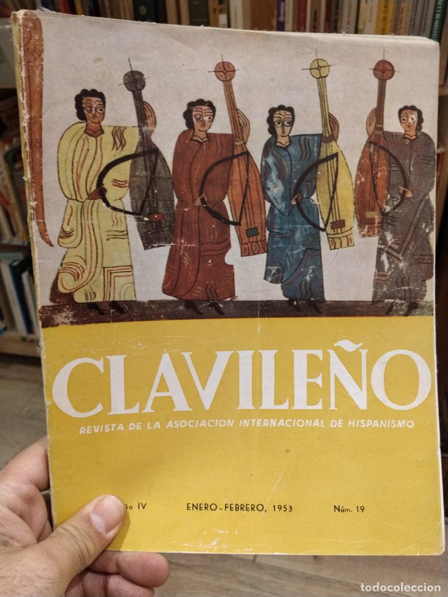 Colecionismo de Revistas e Jornais: CLAVILE&Ntilde;O. Revista de la asociaci&oacute;n internacional de Hispanismo. N. 19 enero-febrero. 1953