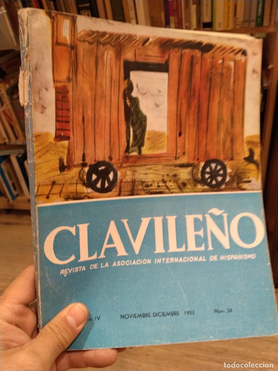 Colecionismo de Revistas e Jornais: CLAVILE&Ntilde;O. Revista de la asociaci&oacute;n internacional de Hispanismo. N. 24 noviembre-diciembre. 1954