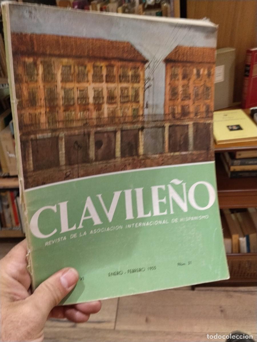 Colecionismo de Revistas e Jornais: CLAVILE&Ntilde;O. Revista de la asociaci&oacute;n internacional de Hispanismo. N. 31 ene-feb.. 1955