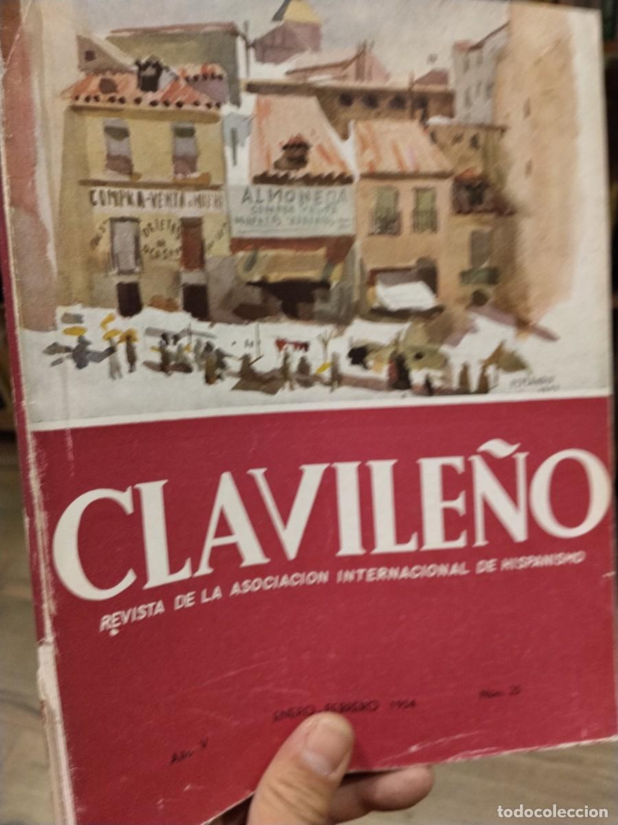 Collectionnisme de Revues et Journaux: CLAVILE&Ntilde;O. Revista de la asociaci&oacute;n internacional de Hispanismo. N. 25. Ene-Feb. 1954