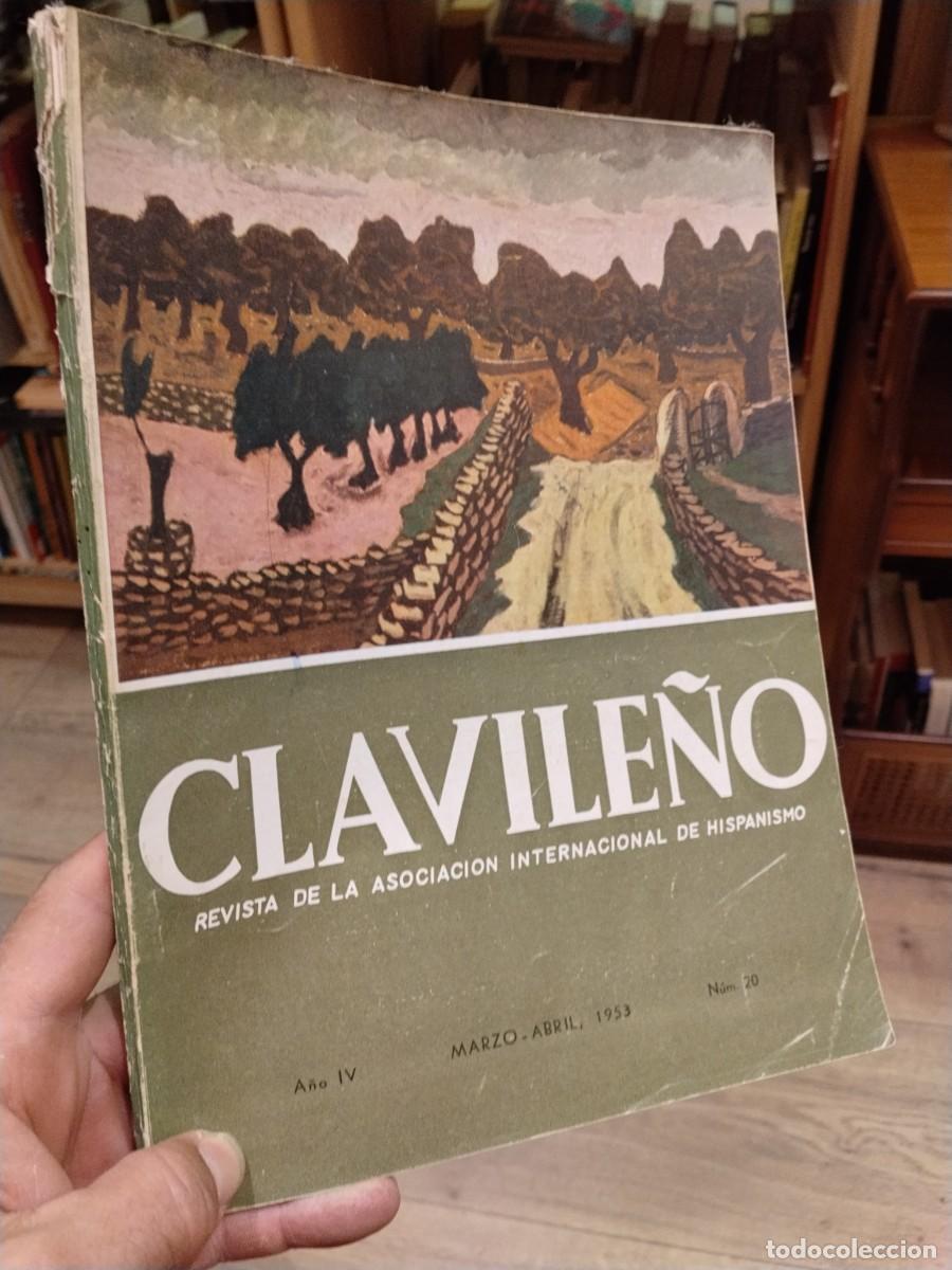 Collectionnisme de Revues et Journaux: CLAVILE&Ntilde;O. Revista de la asociaci&oacute;n internacional de Hispanismo. N. 20. Mar-Abr. 1953