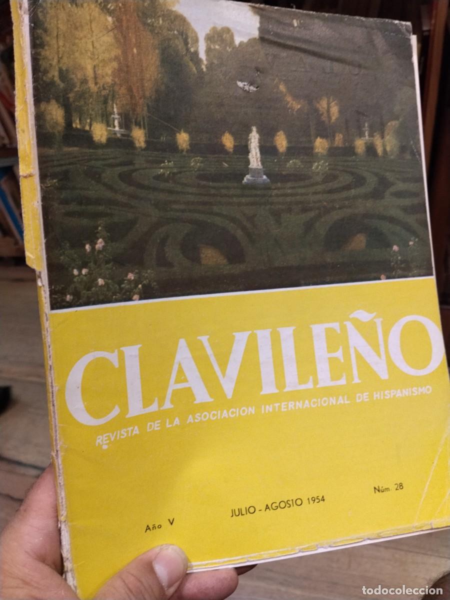 Collectionnisme de Revues et Journaux: CLAVILE&Ntilde;O. Revista de la asociaci&oacute;n internacional de Hispanismo. N. 28. Jul-Ago 1954
