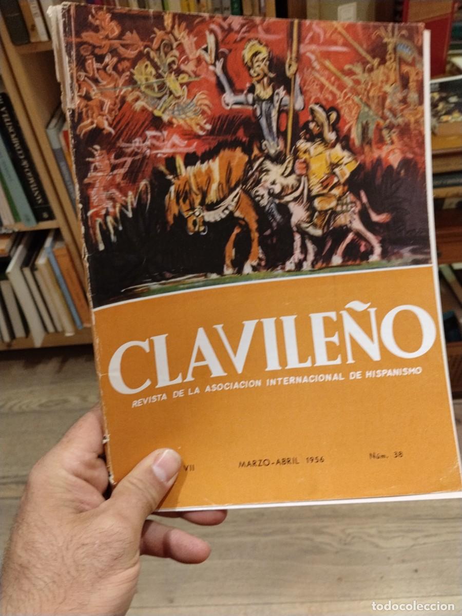 Collection Magazines and Newspapers: CLAVILE&Ntilde;O. Revista de la asociaci&oacute;n internacional de Hispanismo. N. 37. Mar-Abr.. 1956