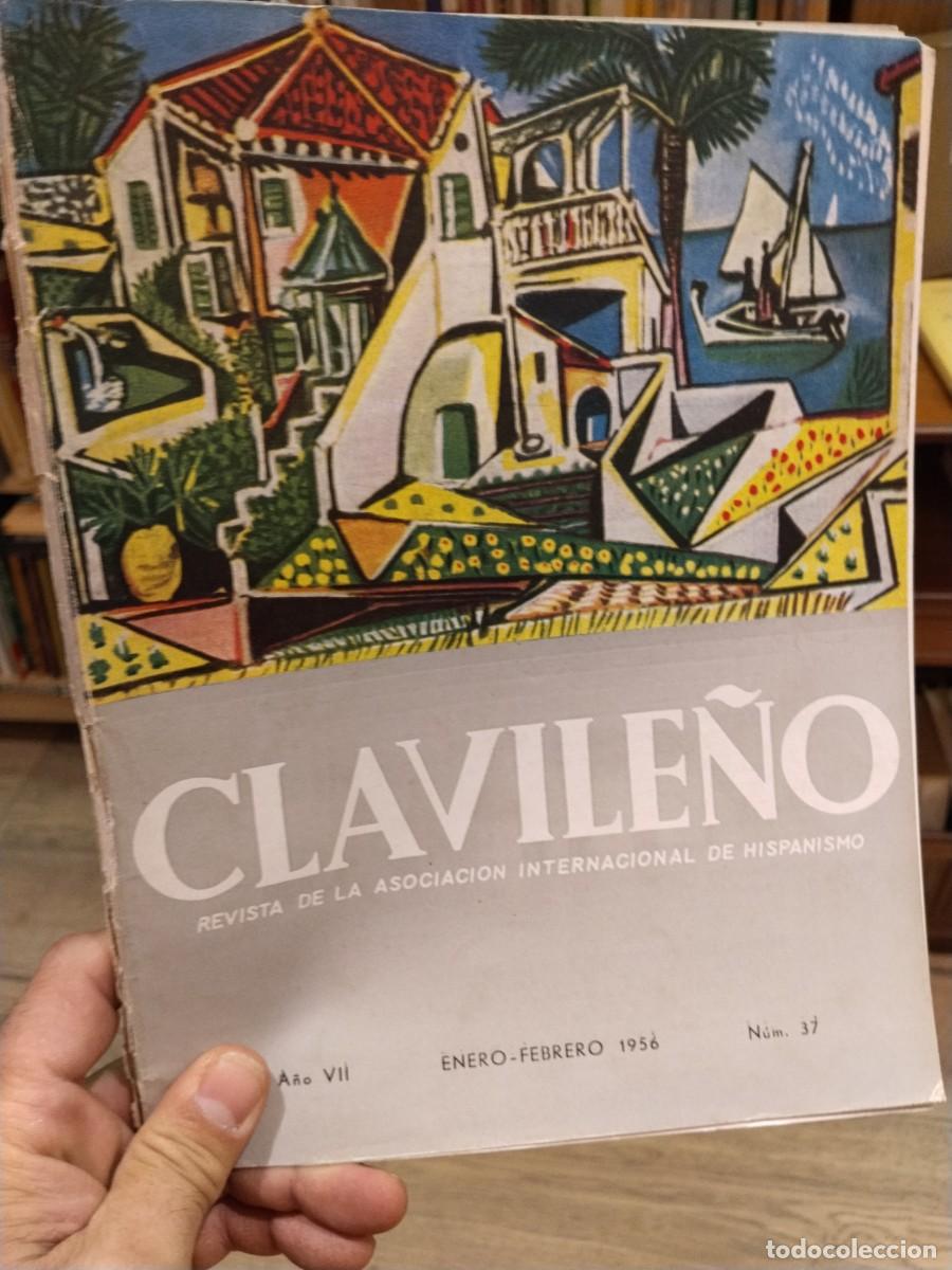 Collection Magazines and Newspapers: CLAVILE&Ntilde;O. Revista de la asociaci&oacute;n internacional de Hispanismo. N. 37. Ene-Feb 1956