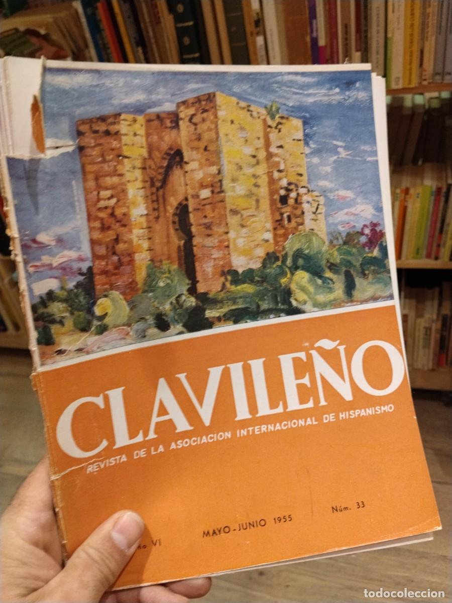 Collectionnisme de Revues et Journaux: CLAVILE&Ntilde;O. Revista de la asociaci&oacute;n internacional de Hispanismo. N. 33. May-jun. 1955