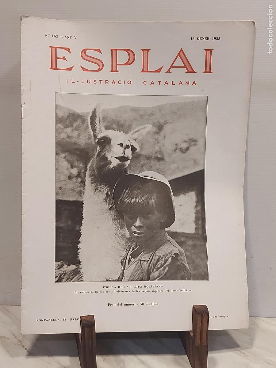Sammeln von Zeitschriften und Zeitungen: 1935 | REVISTA ESPLAI N.&ordm; 163 | BOLIVIA | VATICANO | CASO LINDBERGH