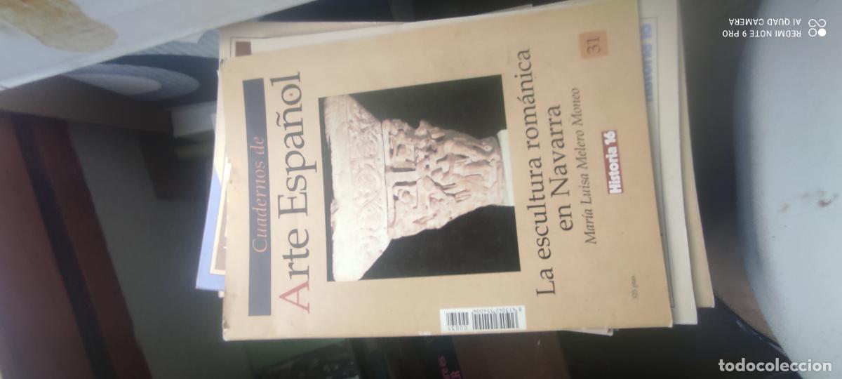 Coleccionismo de revistas y peri&oacute;dicos: Cuadernos de arte espa&ntilde;ol. n&ordm; 31 la escultura rom&aacute;nica en Navarra