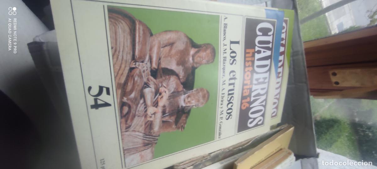 Coleccionismo de revistas y peri&oacute;dicos: Cuadernos de Historia 16, N&ordm; 54 los etruscos