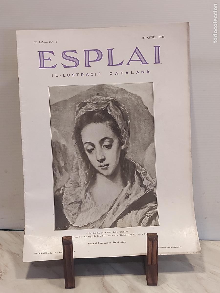 Collection Magazines and Newspapers: 1935 | ESPLAI N.&ordm; 165 | EL GRECO | TELEVISI&Oacute;N | METEORA | DESFILE EN BARCELONA