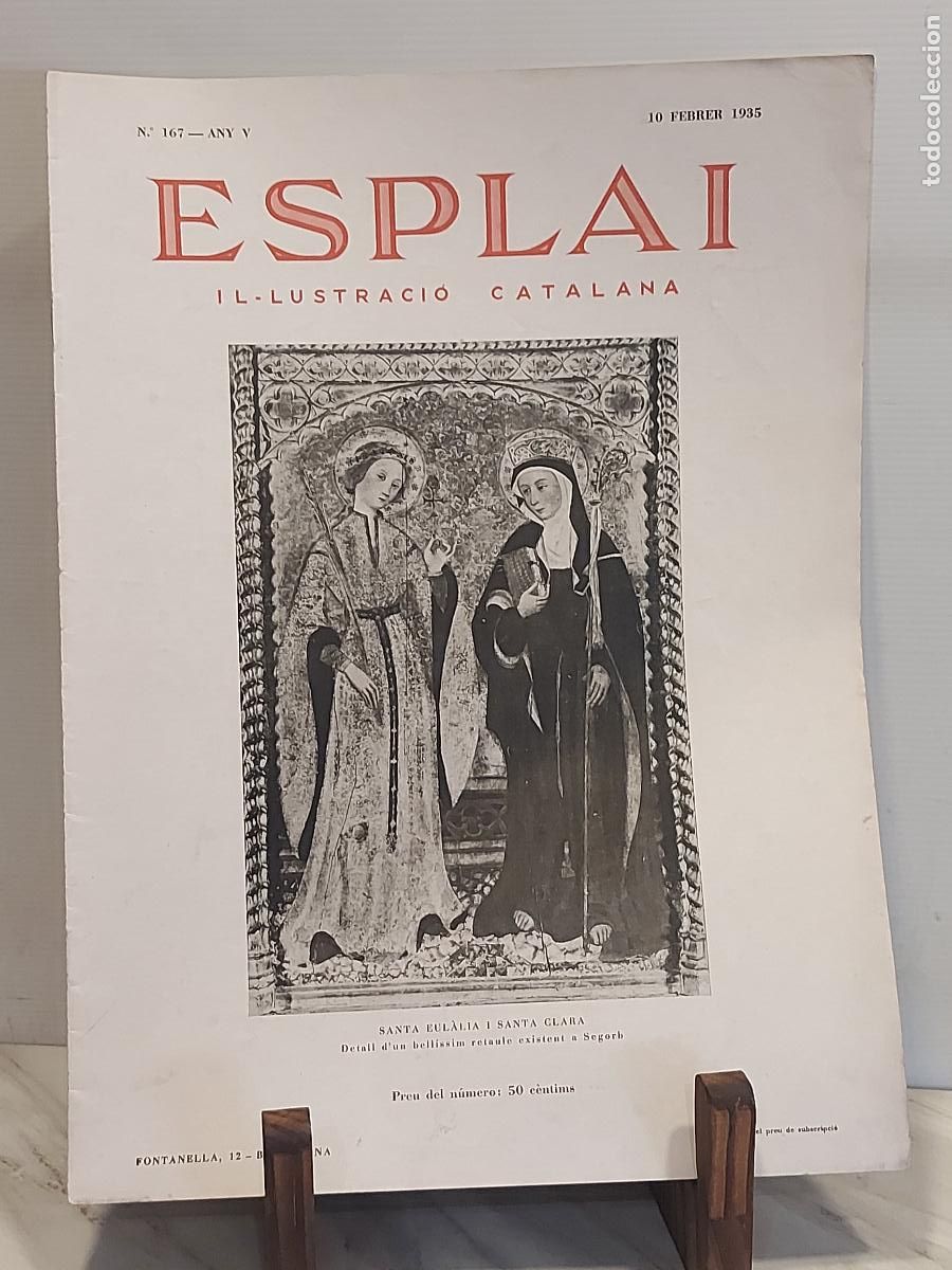 Coleccionismo de revistas y peri&oacute;dicos: 1935 | ESPLAI N.&ordm; 167 | SANTA EUL&Agrave;LIA I SANTA CLARA | TIBIDABO