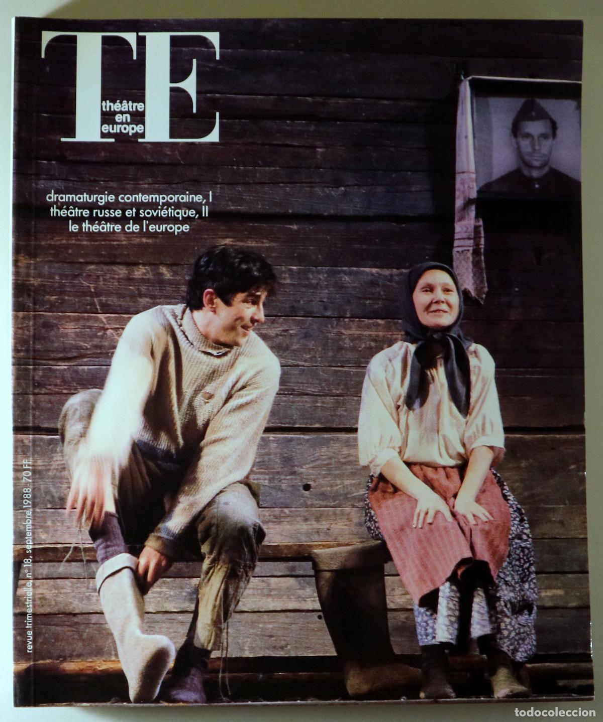 Collection Magazines and Newspapers: TH&Eacute;&Acirc;TRE EN EUROPE N&ordm; 87. Dramaturgie contemporaine I / Th&eacute;&acirc;tre russe et sovi&eacute;tique II / Le th&eacute;&acirc;tre d