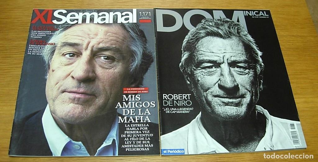 Sammeln von Zeitschriften und Zeitungen: Lote 2 Revistas ROBERT DE NIRO Dominical 2009 en Catal&aacute;n + XL Semanal 2011 MICHAEL JACKSON KNOPFLER