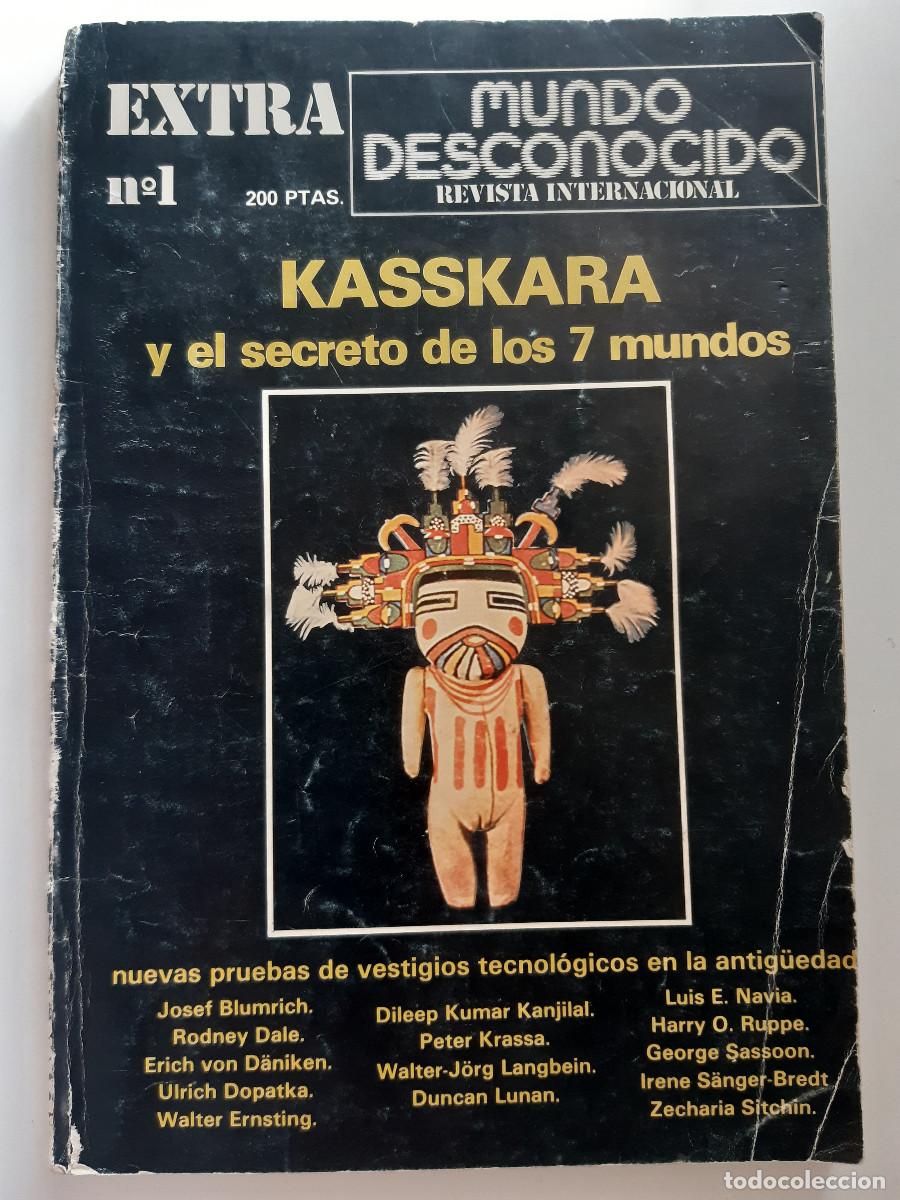 Coleccionismo de revistas y peri&oacute;dicos: MUNDO DESCONOCIDO N&ordm; 1 KASSKARA Y EL SECRETO DE LOS 7 MUNDOS CIENCIA EL DUODECIMO PLANETA ERICH VON