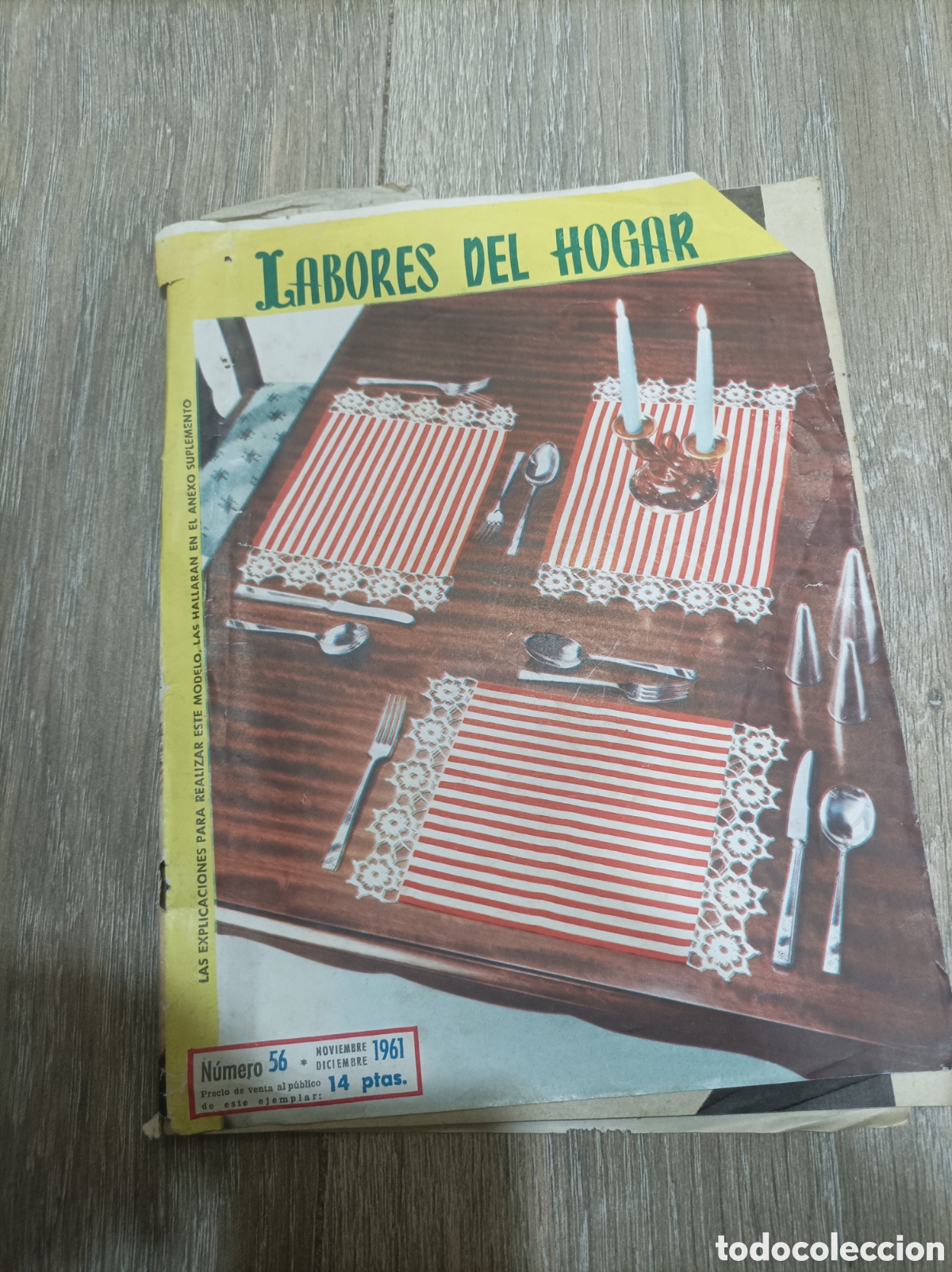 Collectionnisme de Revues et Journaux: LABORES DEL HOGAR 1961 N&deg; 56