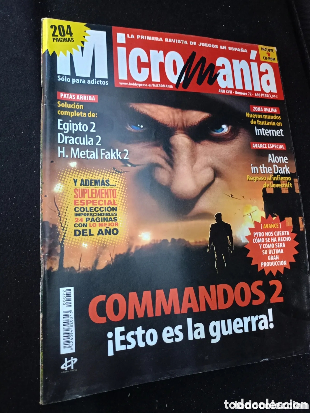 Collectionnisme de Revues et Journaux: Micromania tercera &eacute;poca n &deg; 72 commandos 2