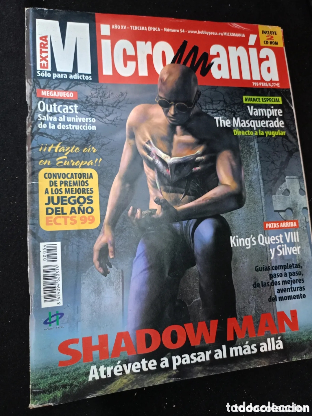 Collectionnisme de Revues et Journaux: Micromania tercera &eacute;poca n &deg; 54 shadow man