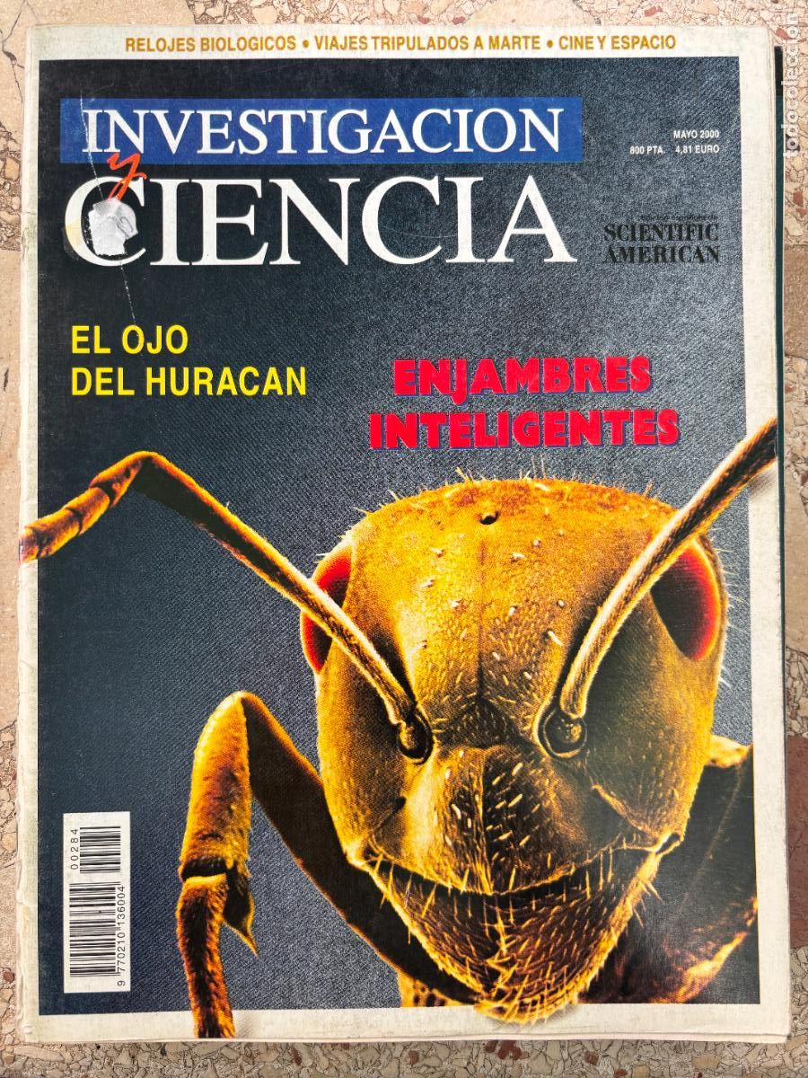 Coleccionismo de revistas y peri&oacute;dicos: INVESTIGACI&Oacute;N Y CIENCIA N&ordm; 284 A&Ntilde;O 2000. ENJAMBRES INTELIGENTES. OJO DEL HURAC&Aacute;N. VIAJES A MARTE.