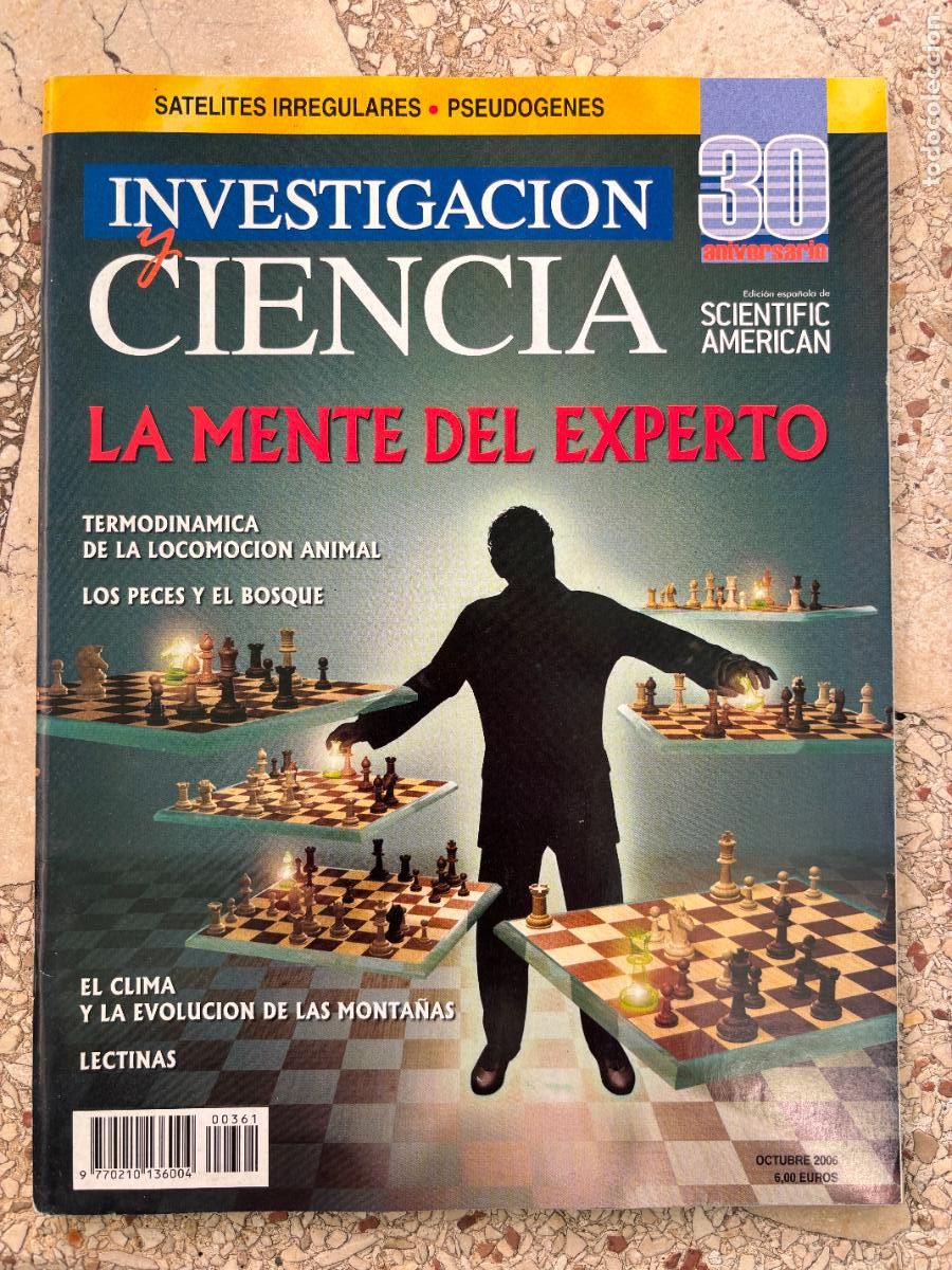 Coleccionismo de revistas y peri&oacute;dicos: INVESTIGACI&Oacute;N Y CIENCIA N&ordm; 361 A&Ntilde;O 2006. TERMODIN&Aacute;MICA DE LA LOCOMOCI&Oacute;N ANIMAL. LECTINAS.