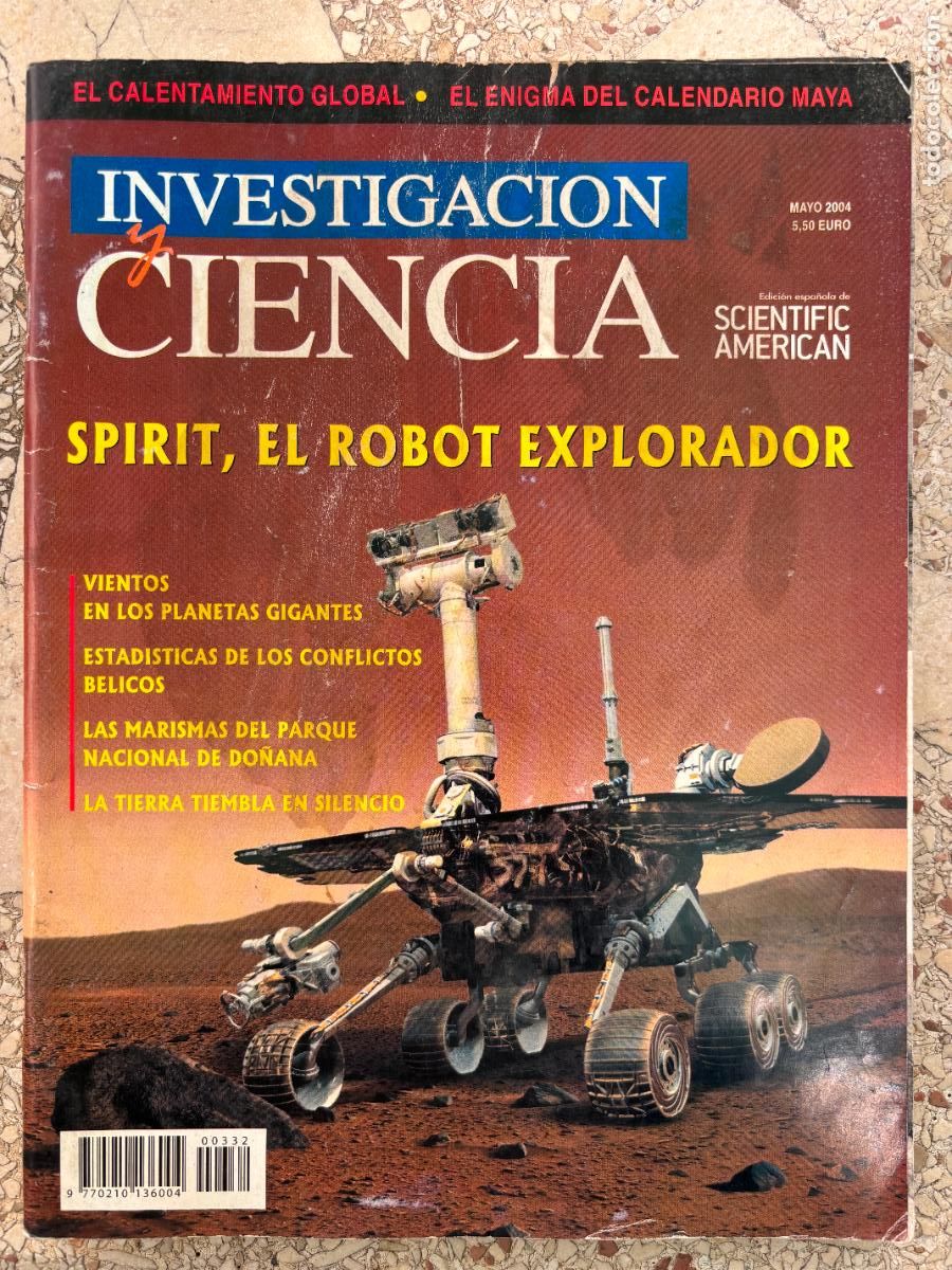 Coleccionismo de revistas y peri&oacute;dicos: INVESTIGACI&Oacute;N Y CIENCIA N&ordm; 332 A&Ntilde;O 2004. SPIRIT EL ROBOT EXPLORADOR. MARISMAS EN DO&Ntilde;ANA.