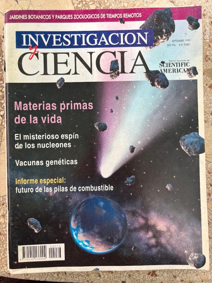 Coleccionismo de revistas y peri&oacute;dicos: INVESTIGACI&Oacute;N Y CIENCIA N&ordm; 276 A&Ntilde;O 1999. ESP&Iacute;N DE LOS NEUCLEONES. VACUNAS GEN&Eacute;TICAS.