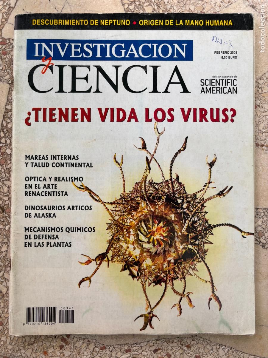 Coleccionismo de revistas y peri&oacute;dicos: INVESTIGACI&Oacute;N Y CIENCIA N&ordm; 341 A&Ntilde;O 2005. MAREAS INTERNAS Y TALUD CONTINENTAL. DINOSAURIOS &Aacute;RTICOS.