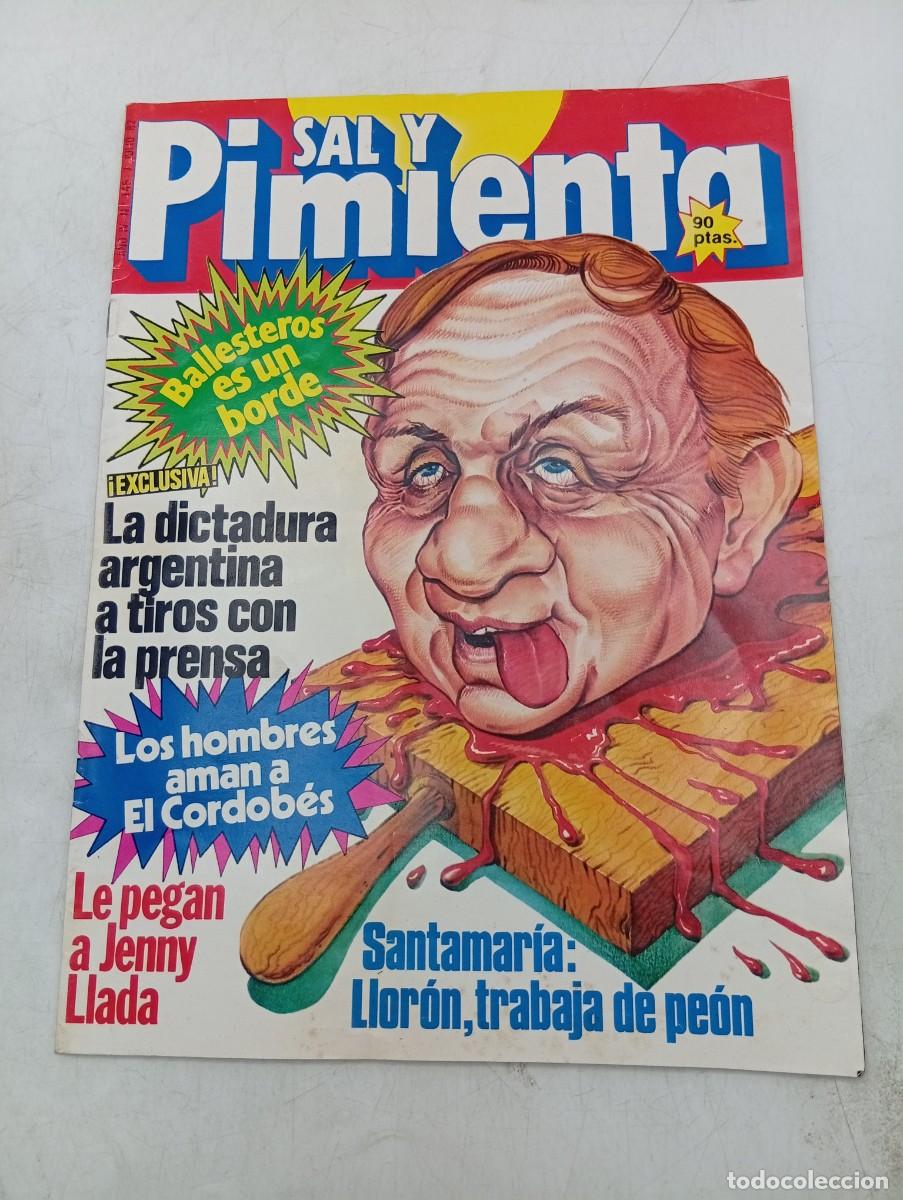 Coleccionismo de revistas y peri&oacute;dicos: REVISTA SAL Y PIMIENTA. N&ordm; 145. A&Ntilde;O 1982. LA DICTADURA ARGENTINA A TIROS CON LA PRENSA. LE ... LEER.