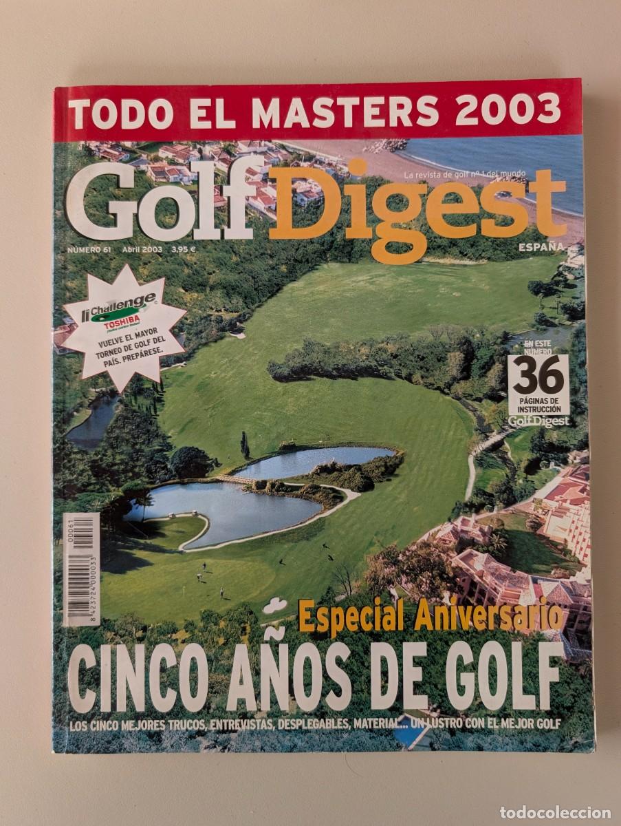 Coleccionismo de revistas y peri&oacute;dicos: GOLFDIGEST - TODO EL MASTERS 2003 - DIFICIL - BUEN ESTADO