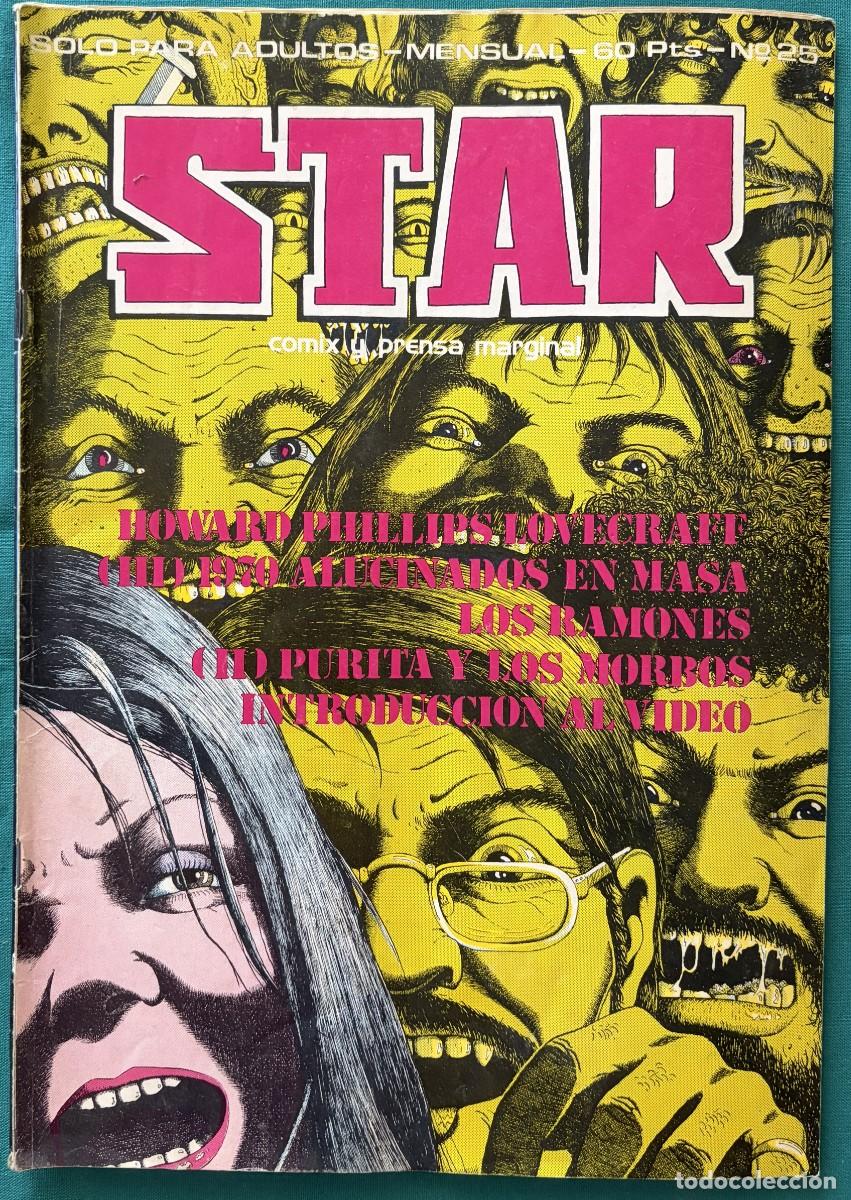 Coleccionismo de revistas y peri&oacute;dicos: RVST025, STAR, COMIX Y PRENSA MARGINAL, N&ordm; 25