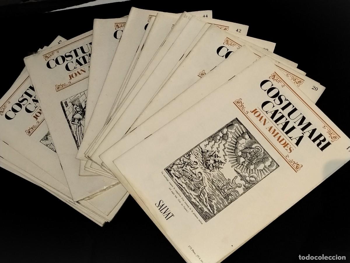 Coleccionismo de revistas y peri&oacute;dicos: LOTE DE 22 UND ,COSTUMARI CATALA - JOAN AMADES - 1984 - EDITORIAL SALVAT