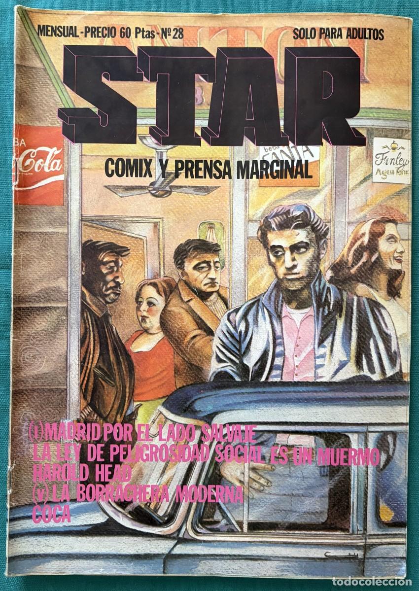 Coleccionismo de revistas y peri&oacute;dicos: RVST028, STAR, COMIX Y PRENSA MARGINAL, N&ordm; 28