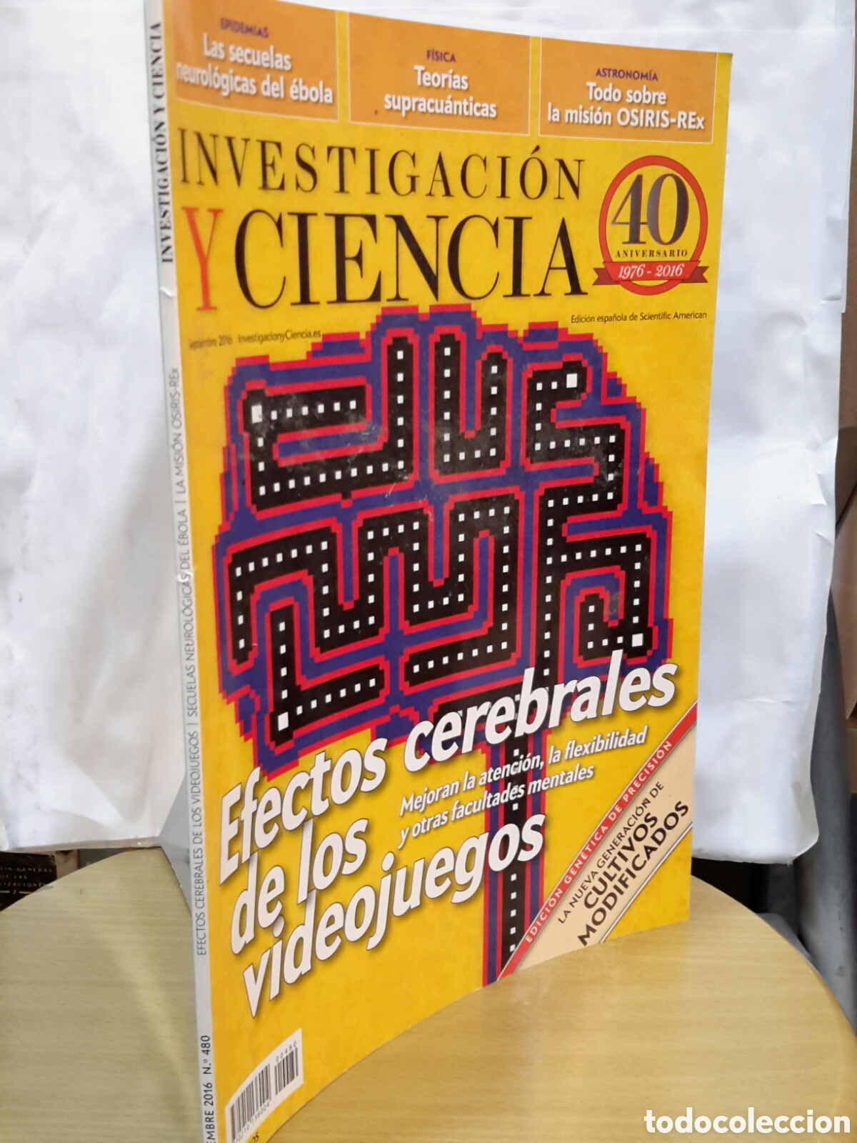 Collectionnisme de Revues et Journaux: Investigaci&oacute;n y Ciencia No. 480 - Efectos cerebrales de los videojuegos