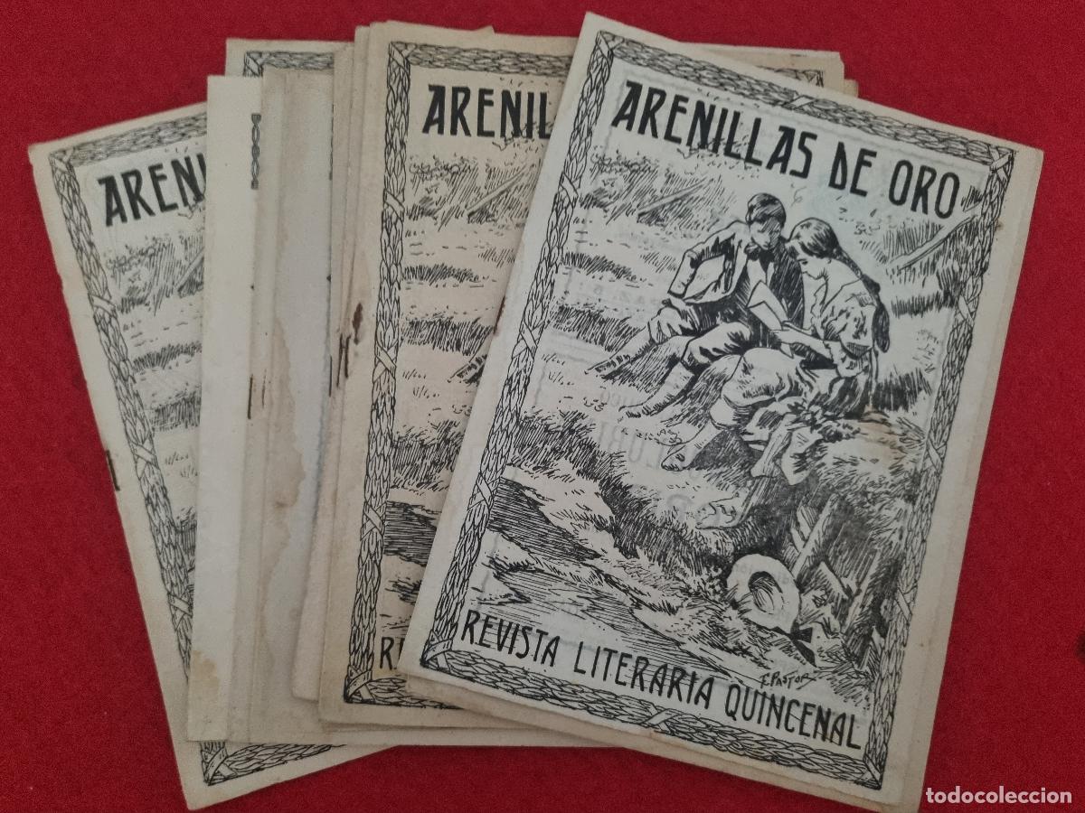 Coleccionismo de revistas y peri&oacute;dicos: LOTE 14 REVISTAS ARENILLAS DE ORO VALENCIA 1919 LITERARIA QUINCENAL VER FOTOS ORIGINAL