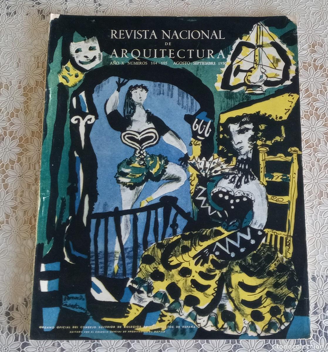 Coleccionismo de revistas y peri&oacute;dicos: revista nacional de arquitectura 1950 numero 104 105