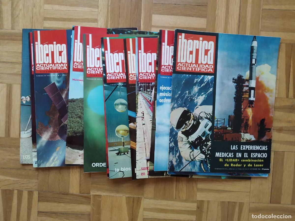 Coleccionismo de revistas y peri&oacute;dicos: LOTE 13 REVISTAS IBERICA ACTUALIDAD CIENTIFICA VER FOTOS