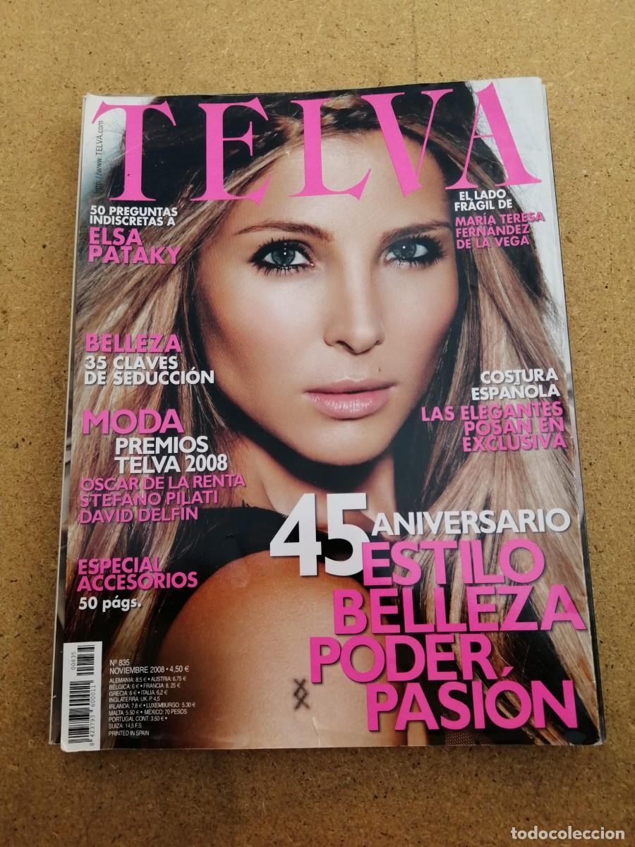 Coleccionismo de revistas y peri&oacute;dicos: REVISTA TELVA (NUMERO 835) 45 ANIVERSARIO , ESTILO, BELLEZA, PODER , PASION