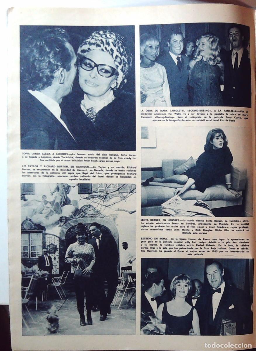 Collection Magazines and Newspapers: senta berger sofia loren rex harrison rachel roberts elizabeth taylor richard burton