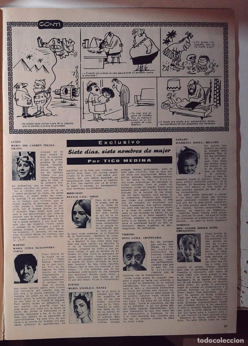 Collezionismo di Riviste e Giornali: france gall ,aroa angelica isabelita dosta maria del carmen tejada