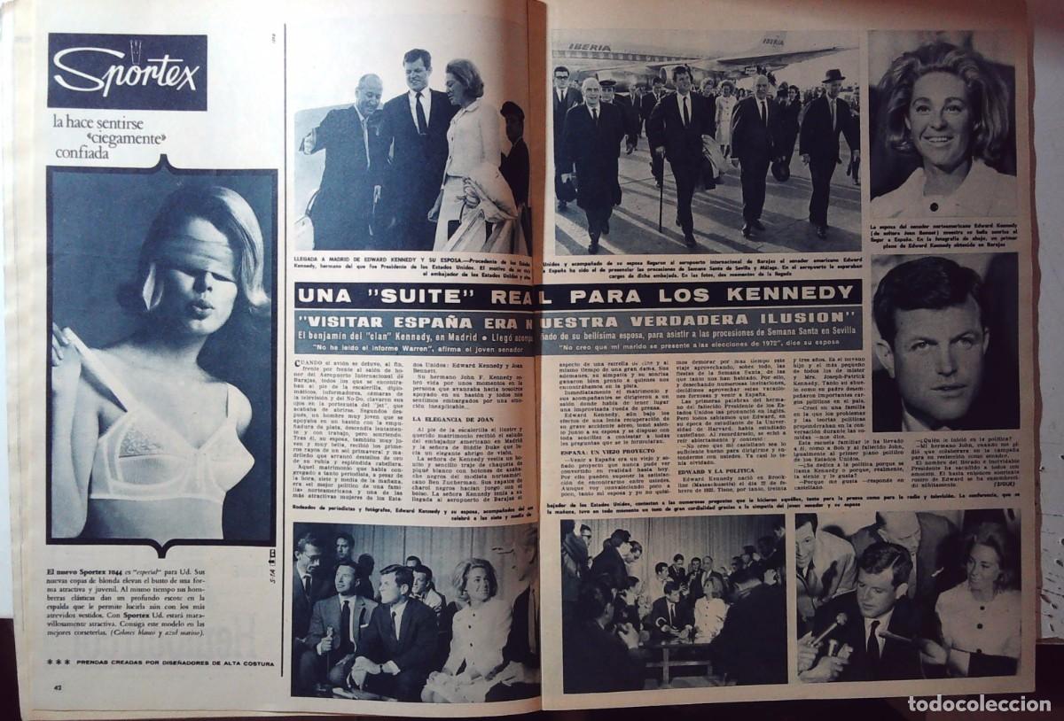 Coleccionismo de revistas y peri&oacute;dicos: edward kennedy joan bennet en espa&ntilde;a toros semana santa