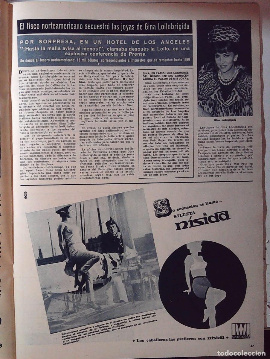 Coleccionismo de revistas y peri&oacute;dicos: nisida ropa intima lenceria faja gina lollobrigida