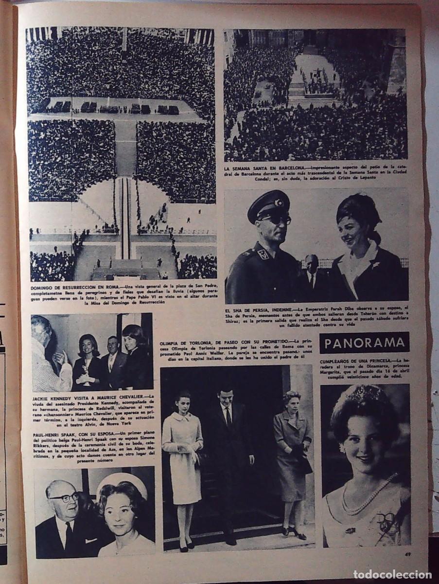 Coleccionismo de revistas y peri&oacute;dicos: jackie kennedy ek sha de persia farah diba maurice chevalier