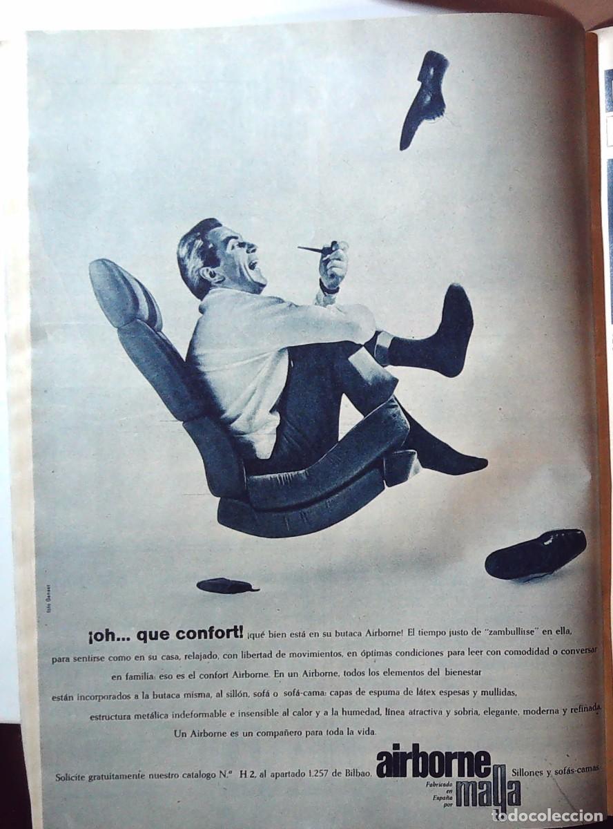 Coleccionismo de revistas y peri&oacute;dicos: airborne maga sillones y sofas