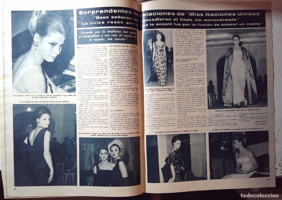 Coleccionismo de revistas y peri&oacute;dicos: susan holmquist paloma cela miss naciones unidas
